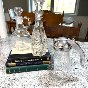 Two Bottles & Honey Container